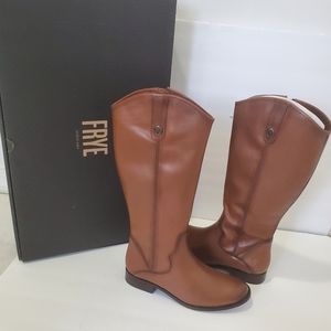 Frye Marissa Medallion Inside Zip Tall Boot Size 7